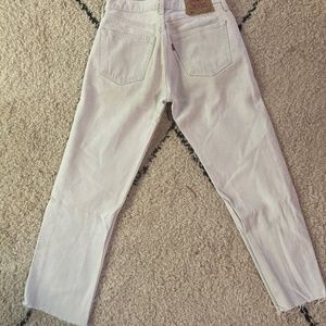 31x34 501 Levi’s off white
